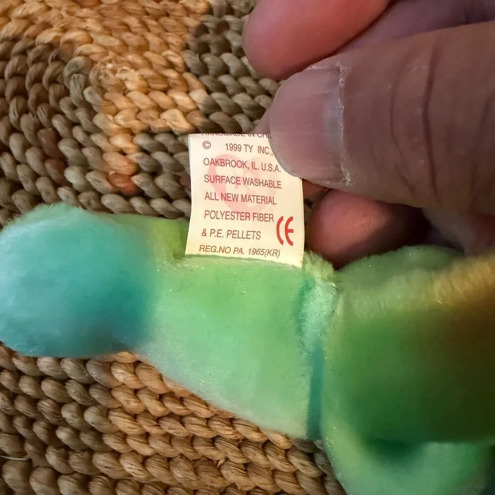 Ty Beanie Babies Lot of 2 Sammy Bear Fortune Panda Retired w/ Tags Plush